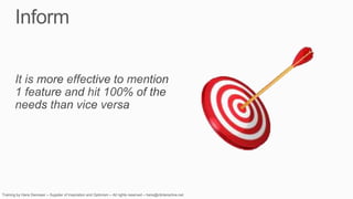 Sales training (focus on telesales)