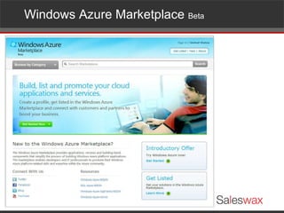 Windows Azure Marketplace  Beta 