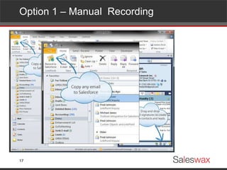 Option 1 – Manual  Recording  
