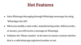 Sales Whatsapp Messaging