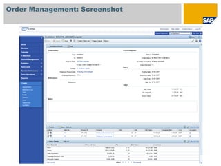 Order Management: Screenshot
 