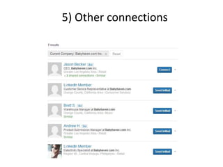 5) Other connections
 