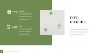 20 Minimalist Presentation Template
Marketing
Proactively envisioned based cross
type growth strategies media based
quality future proof core based in
media molecule base for dramatic
visualize bring in standard.
78%
Profit
Proactively envisioned based cross
type growth strategies media based
quality future proof core based in
media molecule base for dramatic
visualize bring in standard.
83%
W W W . S A L E Z A . C O M
Collaboratively administrate empowered markets
plug and play networks. Dynamic procrastinate to
B2C users after installed base benefits dramatic
visualize bring the table win survival.
 
