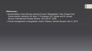 Sal forest management | PPTX