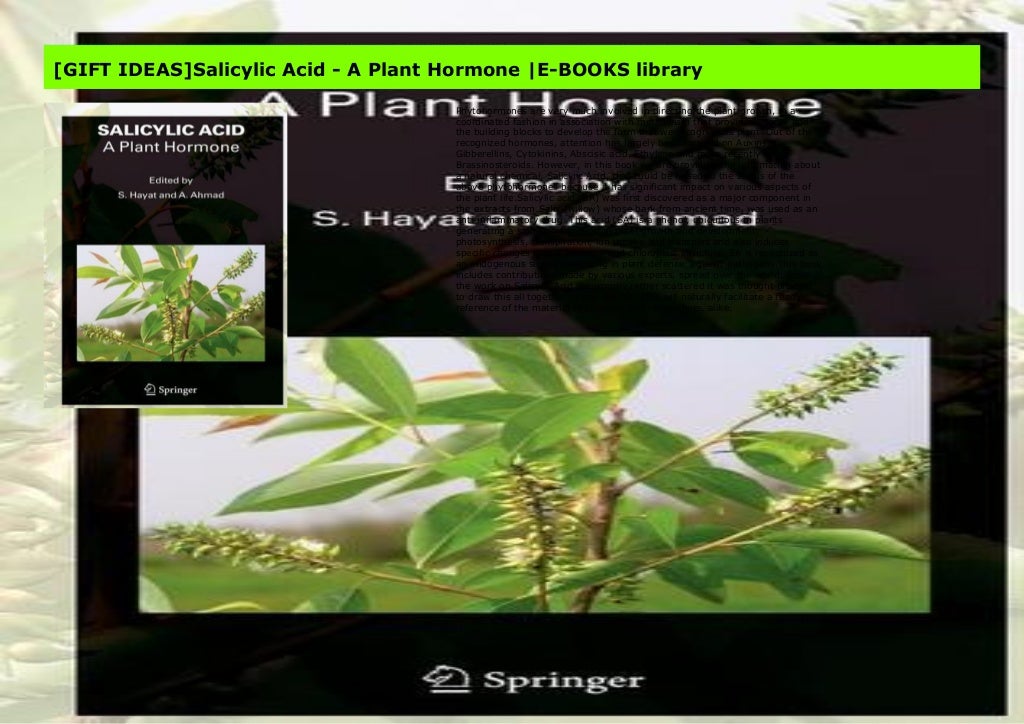 [GIFT IDEAS]Salicylic Acid A Plant Hormone EBOOKS library