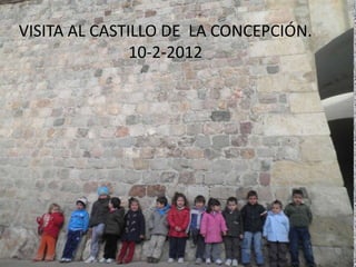 VISITA AL CASTILLO DE LA CONCEPCIÓN.
               10-2-2012
 