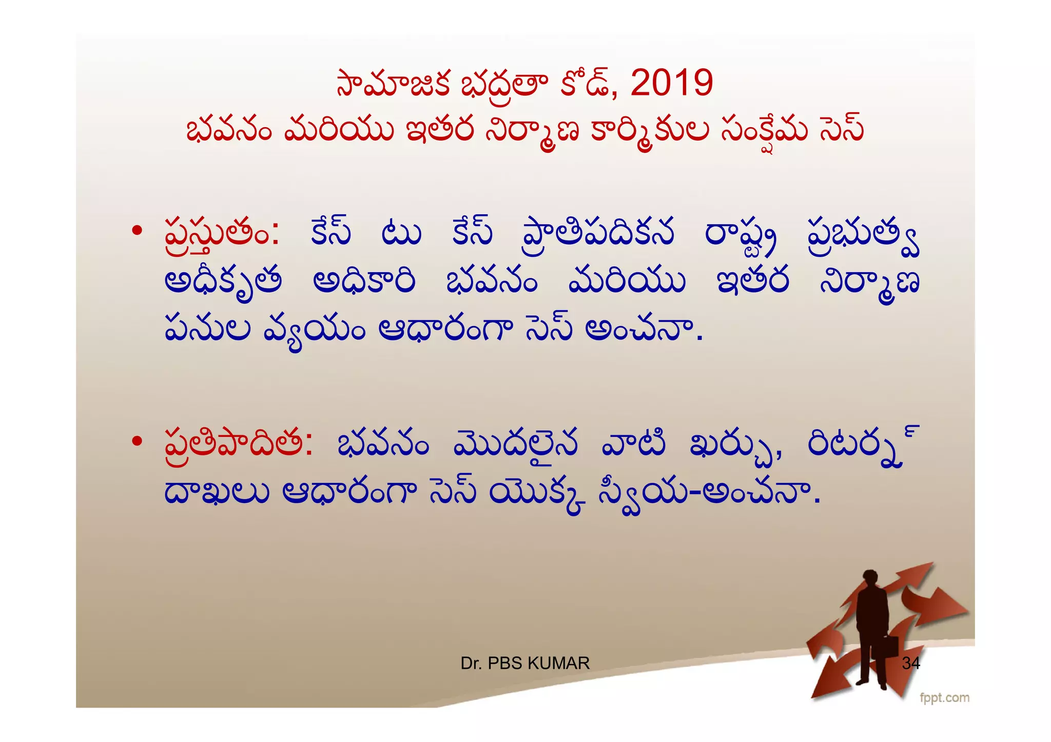 క భద , 2019
భవనం మ ఇతర ణ ల సం మ
• ప తం: ప కన ష ప త
అ కృత అ భవనం మ ఇతర ణ
ప ల వ యం ఆ రం అంచ .
• ప త: భవనం ద ౖ న ఖ , టర ్
ఖ ఆ రం క య-అంచ .
Dr. PBS KUMAR 34
 