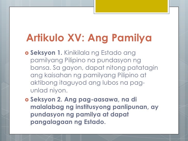 Artikulo Xiii Seksyon 1 Halimbawa