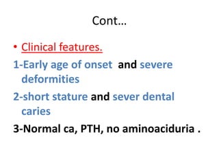 Approach to a child with Rickets | PPTX