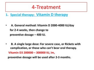 Approach to a child with Rickets | PPTX