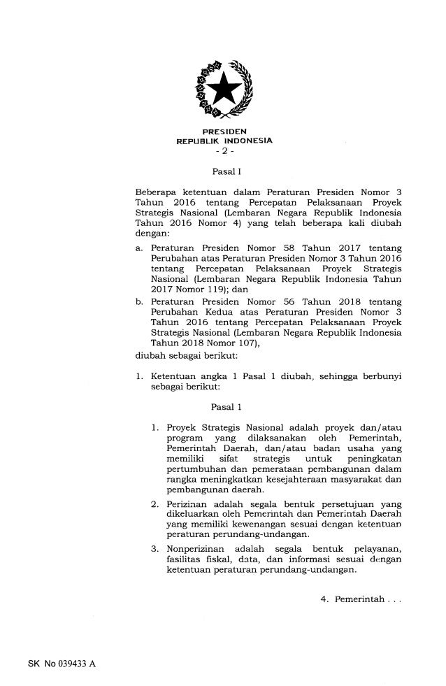 Salinan Perpres Nomor 109 Tahun 2020