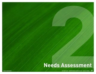 THE NEXT STEP – COMPREHENSIVE MASTER PLAN – SALINA, KANSAS 10NEEDS ASSESSMENT
2Needs Assessment
 
