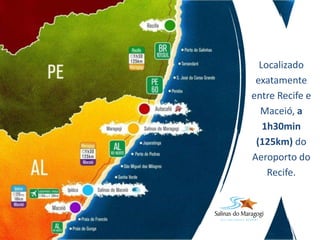 Um resort de grande porte, com infra-estrutura completa e  sistema All Inclusive.