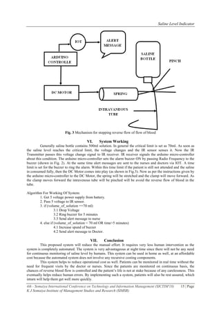 Saline level indicator | PDF