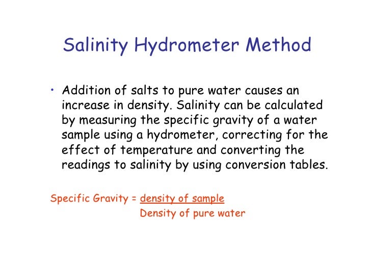 Salinity