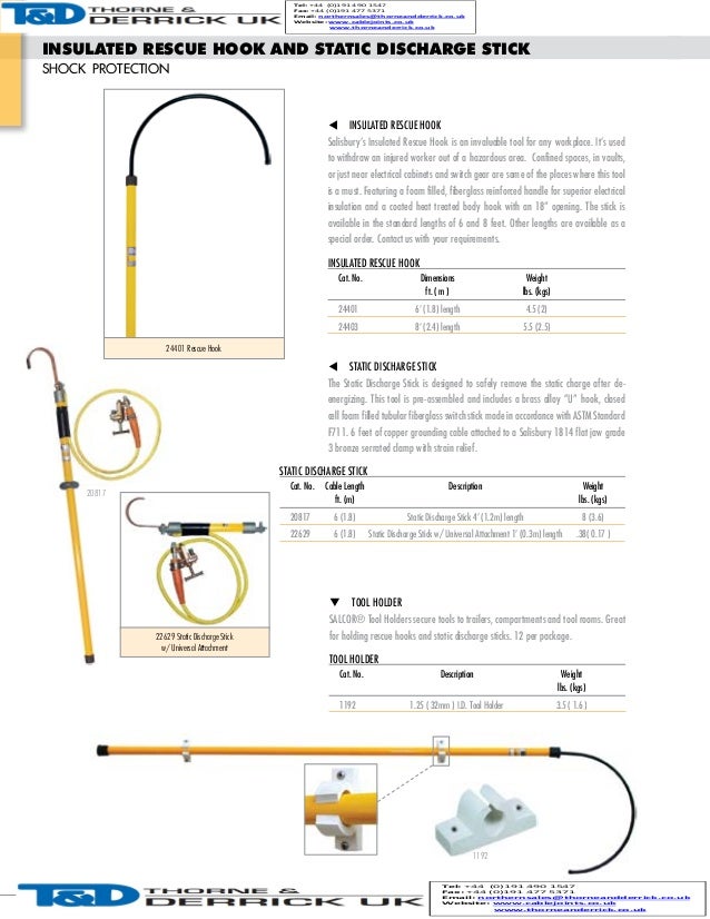 Salisbury Static Discharge Stick Salisbury Electrical Safety Equipm…