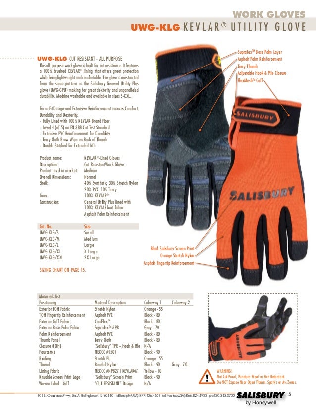 Salisbury Work Gloves Electrical Safety Hand Protection Cut Resis…