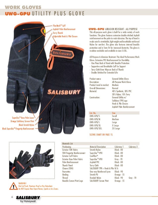 Salisbury Work Gloves Electrical Safety Hand Protection Cut Resis…
