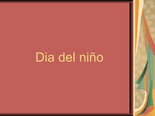 Dia del niño 