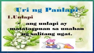 Salitang-ugat at Panlapi | PPTX
