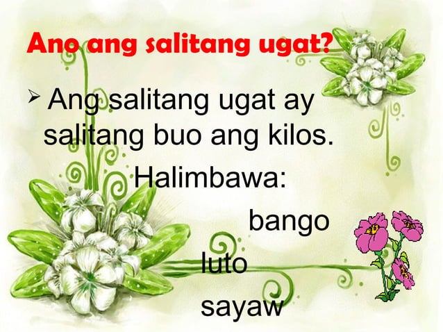 Salitang Ugat at Panlapi | PPT