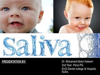 PRESENTATION BY: Dr. Mohamed Abdul Haleem
2nd Year Perio PG
KVG Dental college & Hospital,
Sullia.
 