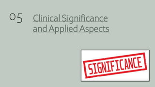 05 Clinical Significance
andAppliedAspects
 