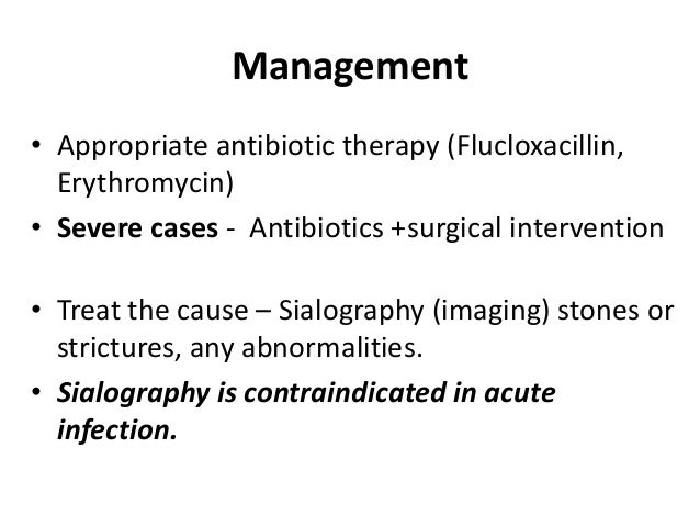 Salivary Gland Infections