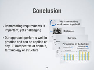 A Machine-Learning Approach for Demarcating Requirements in Textual ...
