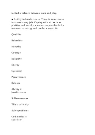 Think Balance Respond Model.pdf Sally A. Weiss and Ruth M. Tappen • • • • • • • • • • .docx