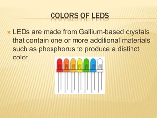 Uncommon Led Color LED-light emitting diode | PPTX