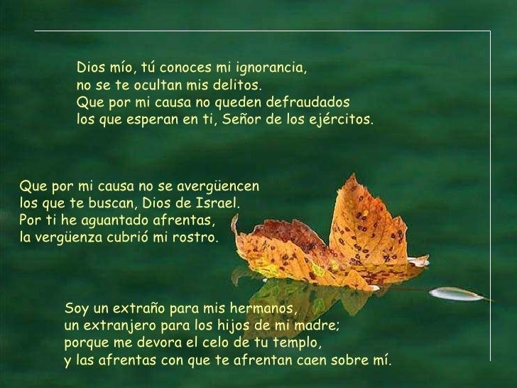 Resultado de imagen para Humildes, buscad al Señor, y revivirá vuestro corazón Me estoy hundiendo en un cieno profundo