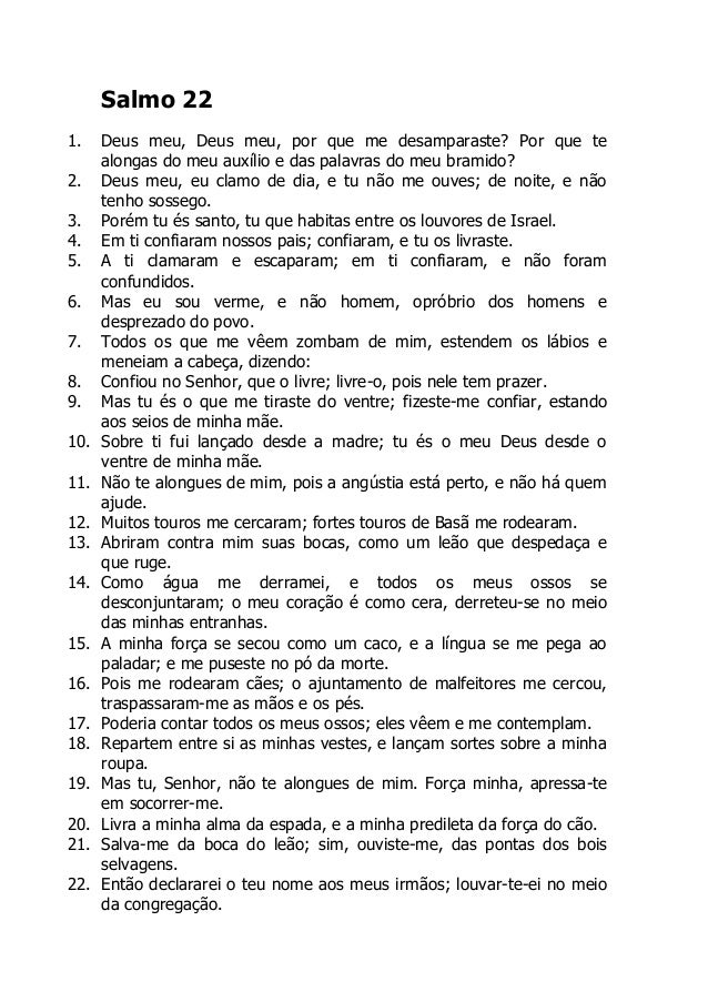 Salmo 22 Salmo 22