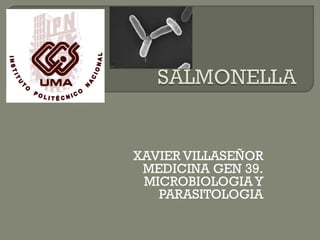 XAVIER VILLASEÑOR
MEDICINA GEN 39.
MICROBIOLOGIAY
PARASITOLOGIA
 