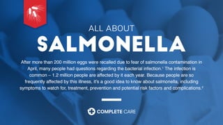 All About Salmonella: 200 Million Eggs Were Recalled