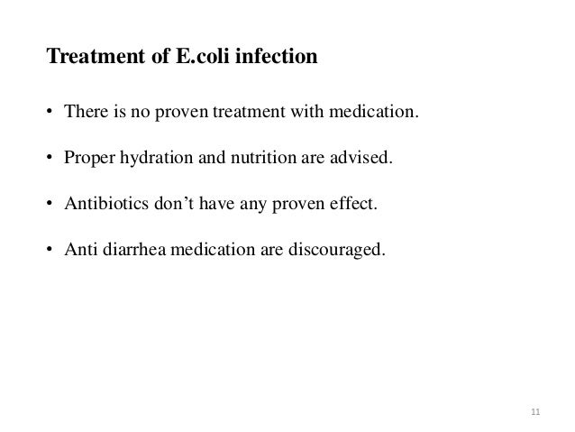 Salmonella And E Coli Infection