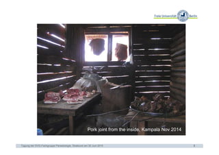 Occurrence of Salmonella spp. in flies and foodstuff from pork butcheries in Kampala, Uganda