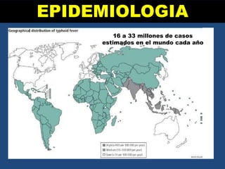 EPIDEMIOLOGIA
16 a 33 millones de casos
estimados en el mundo cada año
 