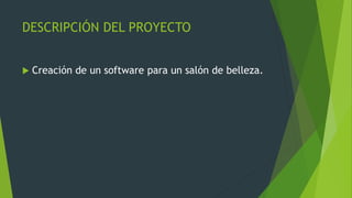 Salón de belleza proyecto Visual Basic | PPTX