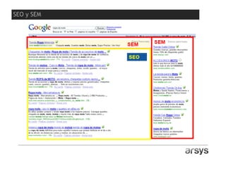 SEO y SEM
 