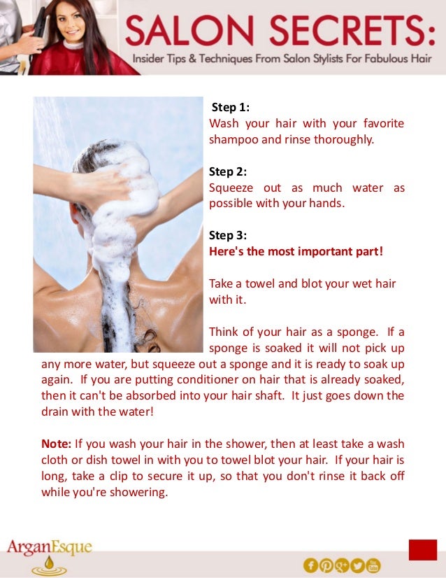 Salon Secrets How To Properly Use and Get the Most Out