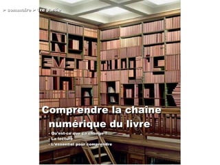Comprendre la chaine du livre numérique