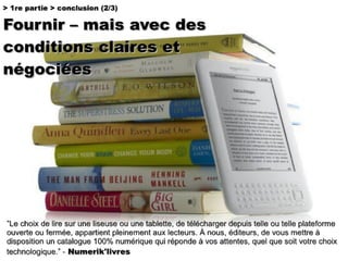 Comprendre la chaine du livre numérique