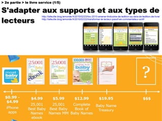 Comprendre la chaine du livre numérique