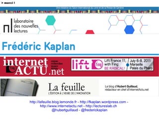 Comprendre la chaine du livre numérique