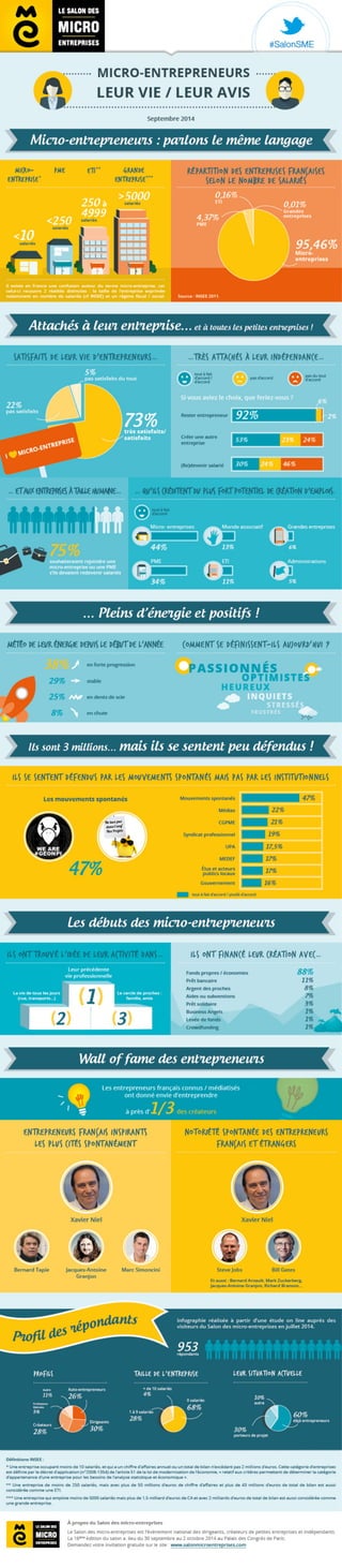 La vie des micro-entrepreneurs et des micro-entreprises en France