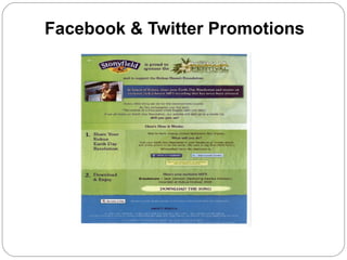 Facebook & Twitter Promotions 