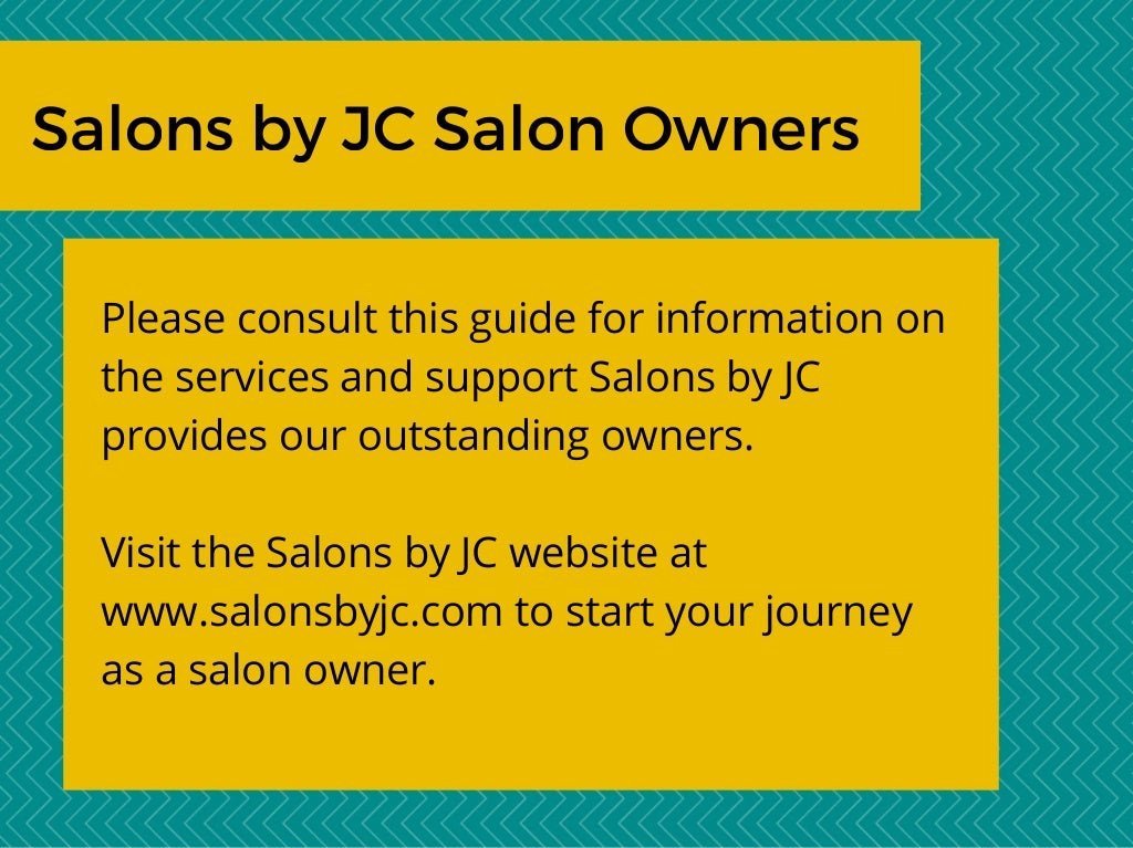 Salons by JC Salon Suite Owner Guide