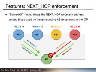 Salottino MIX 2017 - ARouteServer - IXP Automation Made Easy