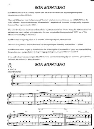 AfroCuban Keyboard Grooves